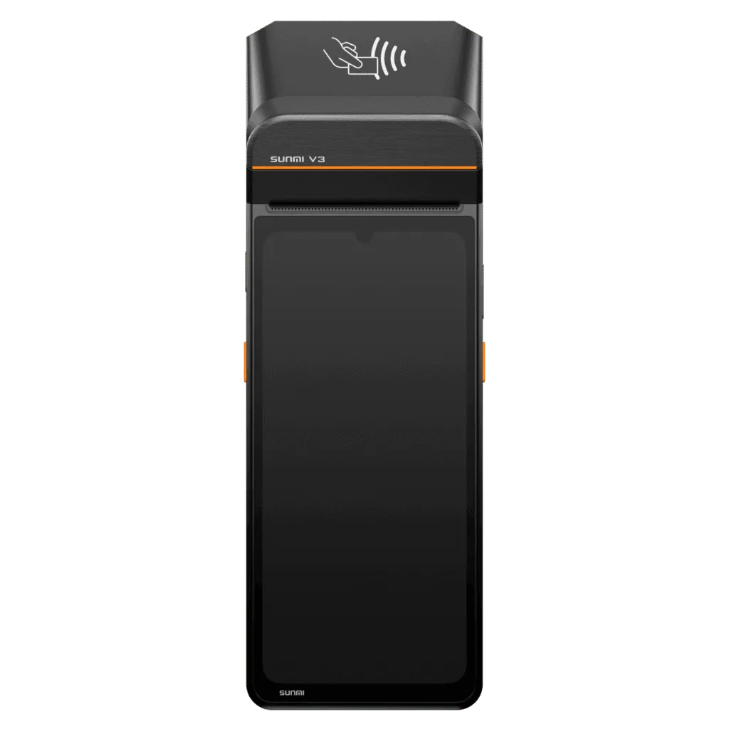 Mobiles Zahlterminal SUNMI V3 von vorne